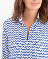 Je m'appelle Tops Blouse Perfecte | Royal Blue/Blanc