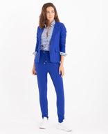 Je m'appelle Tops Blouse Perfecte | Royal Blue/Blanc