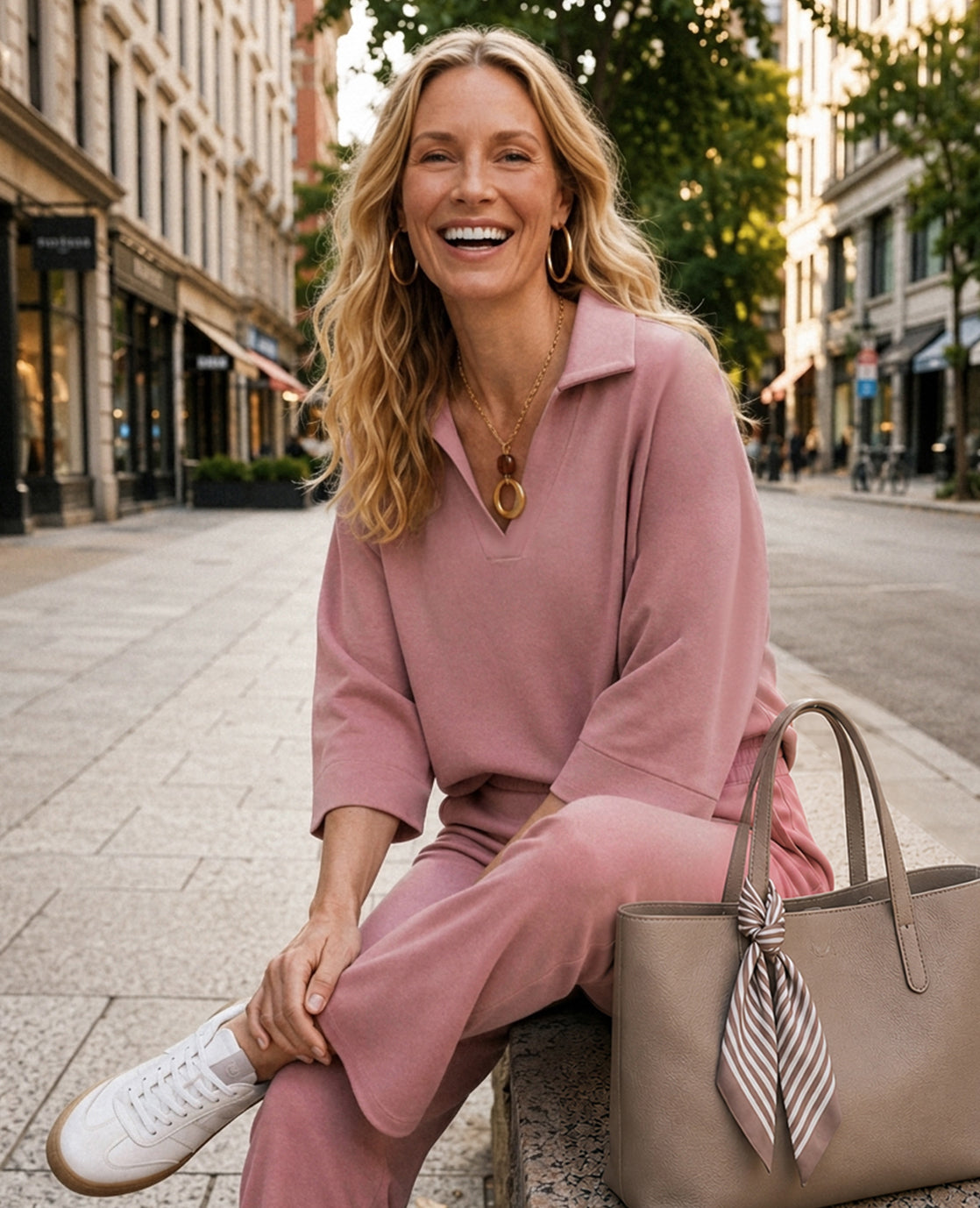 Top Mayke | Old Pink