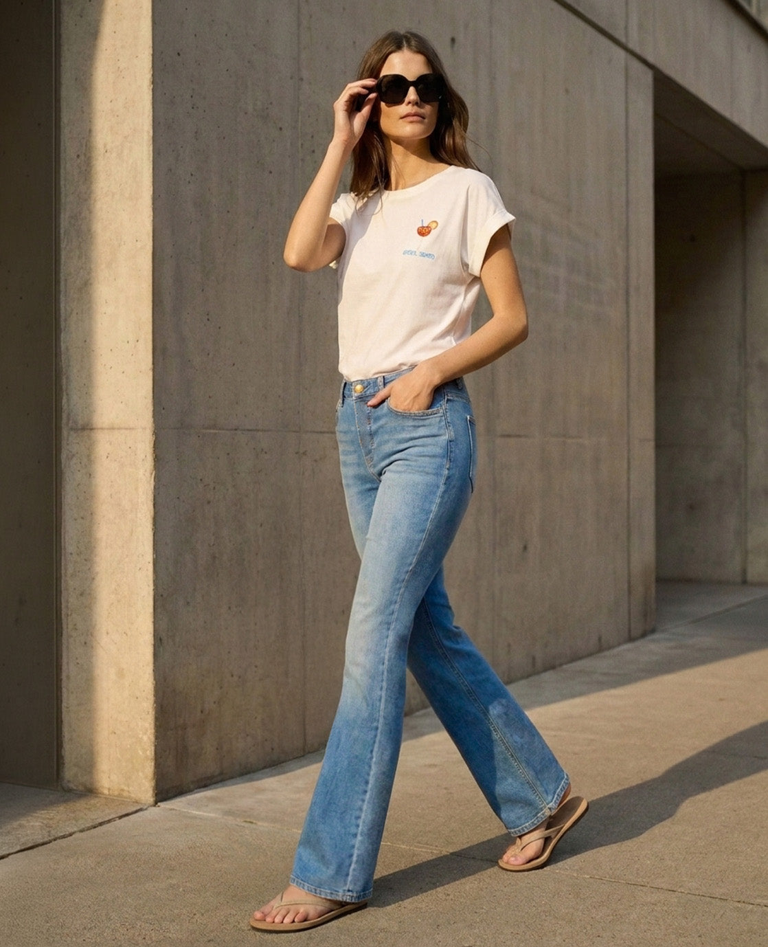 Pant Daisy Jogg Denim | Light Denim