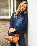 Je m'appelle Jassen Dark Denim Pinstripe / XS Jacket | Dark Denim Pinstripe