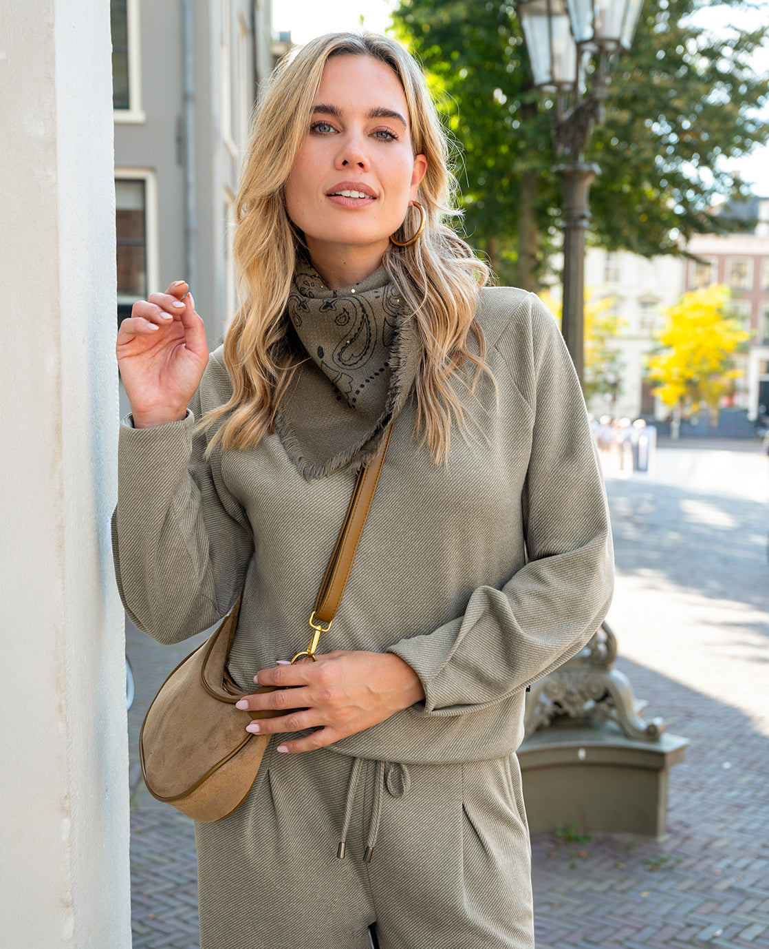 Top Noa | sage green melange