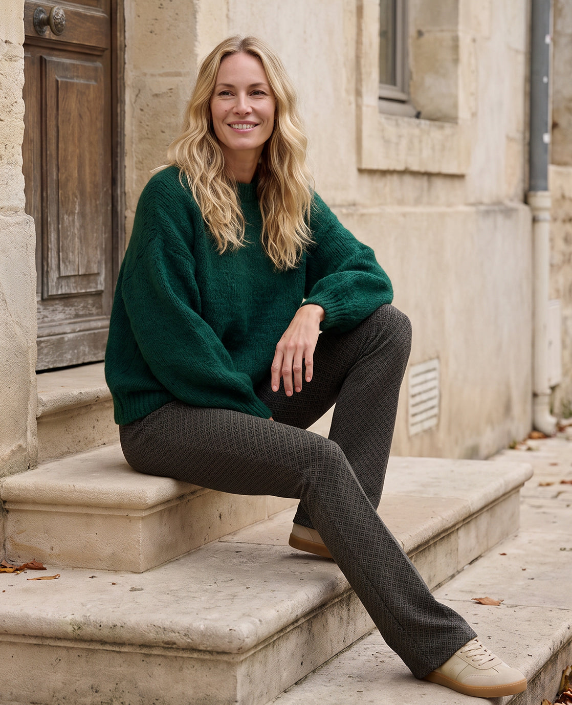 Pull Chuncky Knit | Mulberry Green