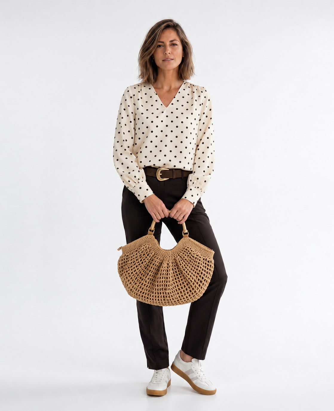 Pant Chino 7/8 Travel | Zwart