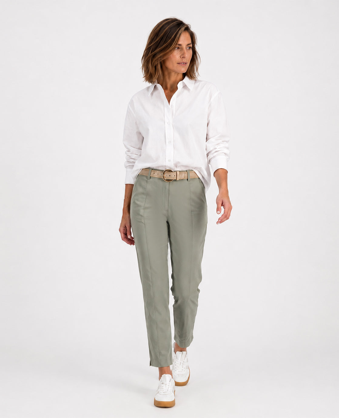 Pant Chino 7/8 Travel | Olive