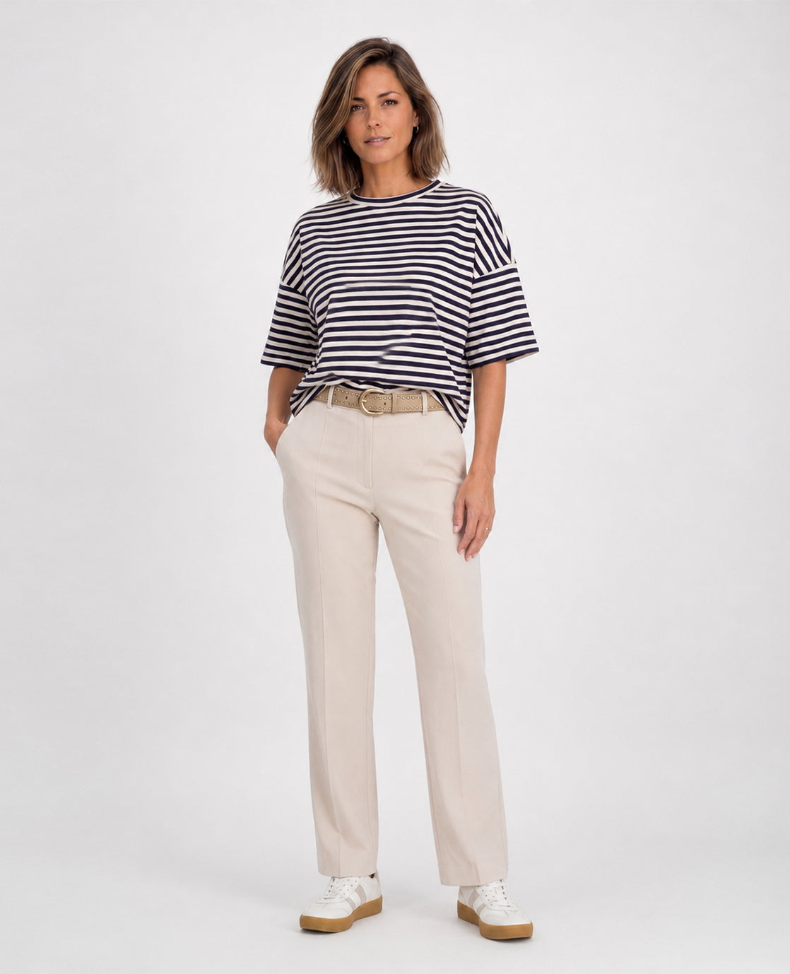Pant Chino 7/8 Travel | Warm Greige