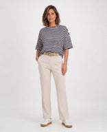 Je m'appelle Broeken Warm Greige / XS / (30'') Pant Chino 7/8 Travel | Warm Greige