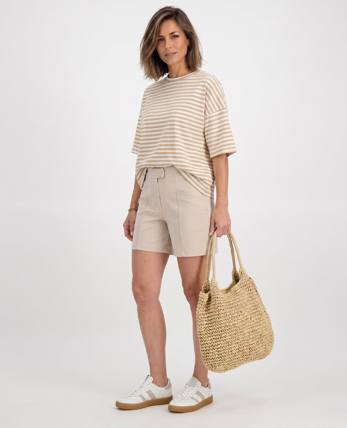 Short Chino Travel | Warm Greige