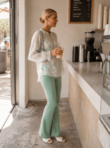 Je m'appelle Tops Top Rosalie | Multicolor Green