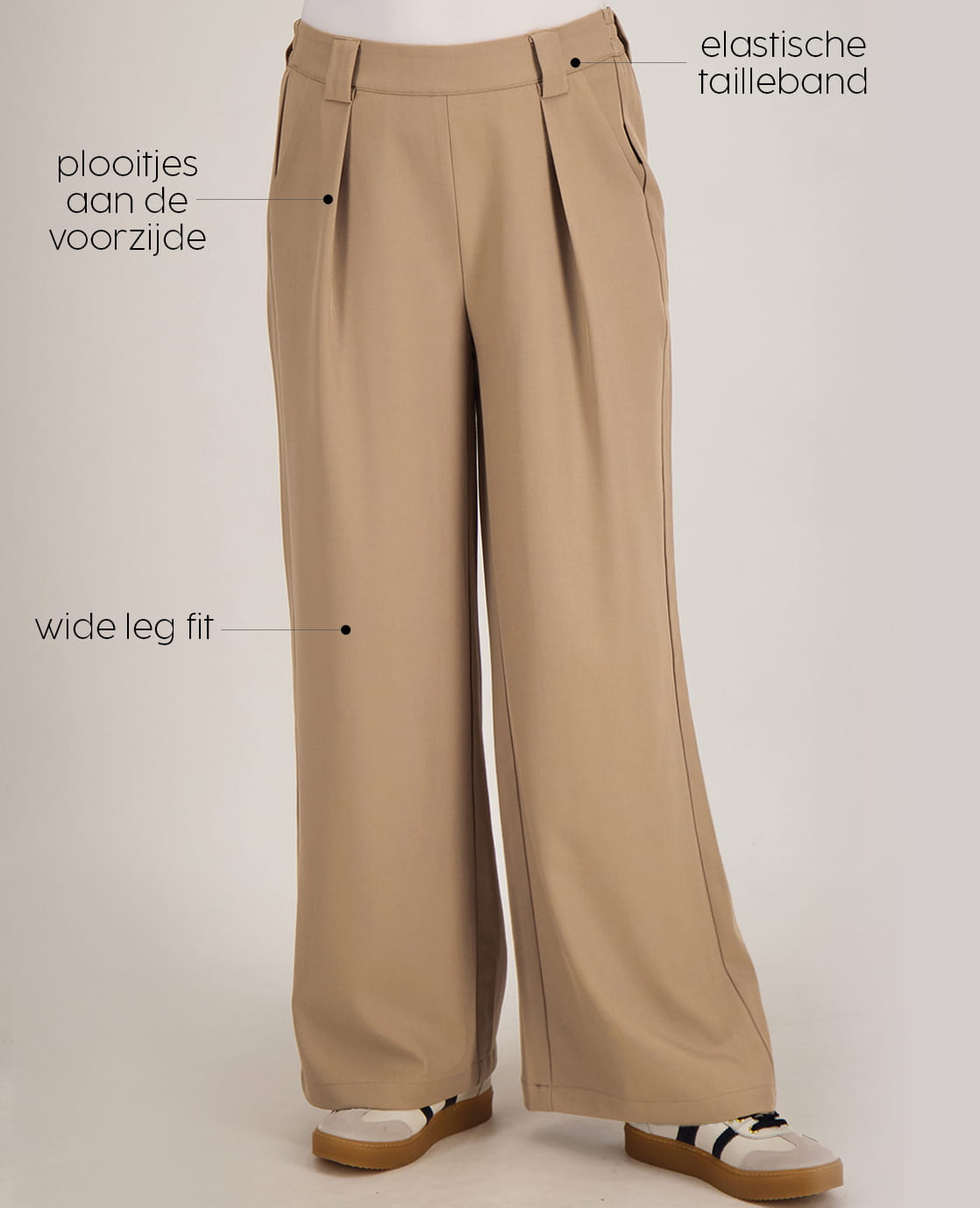 Je m'appelle Broeken Pant Valerie | Warm Sand