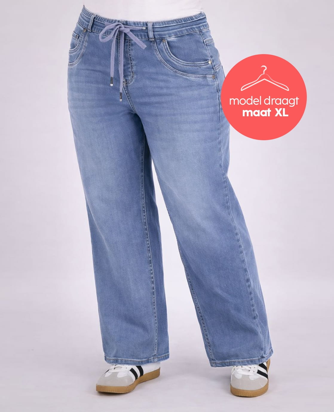 Je m'appelle Broeken Pant Fleur Jogg Denim | Mid Blue Denim