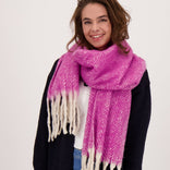 Je m'appelle Accessoires Raspberry / One Size Sjaal Cosy Winter | Raspberry