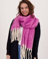 Je m'appelle Accessoires Raspberry / One Size Sjaal Cosy Winter | Raspberry