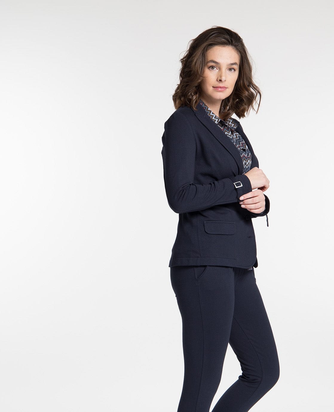 Je m'appelle Broeken Easy Pant | Donkerblauw