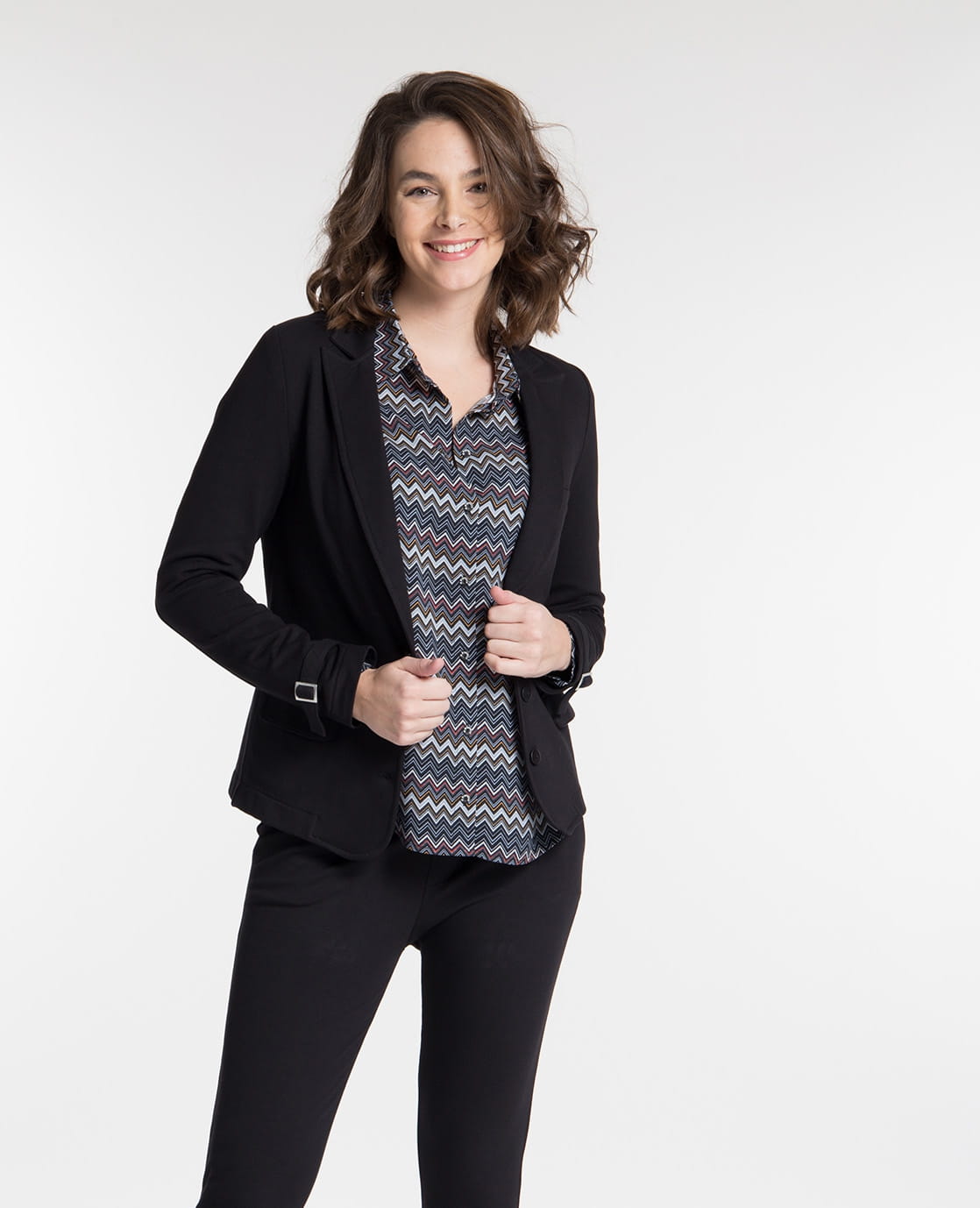 Je m'appelle Broeken Easy Pant | Zwart