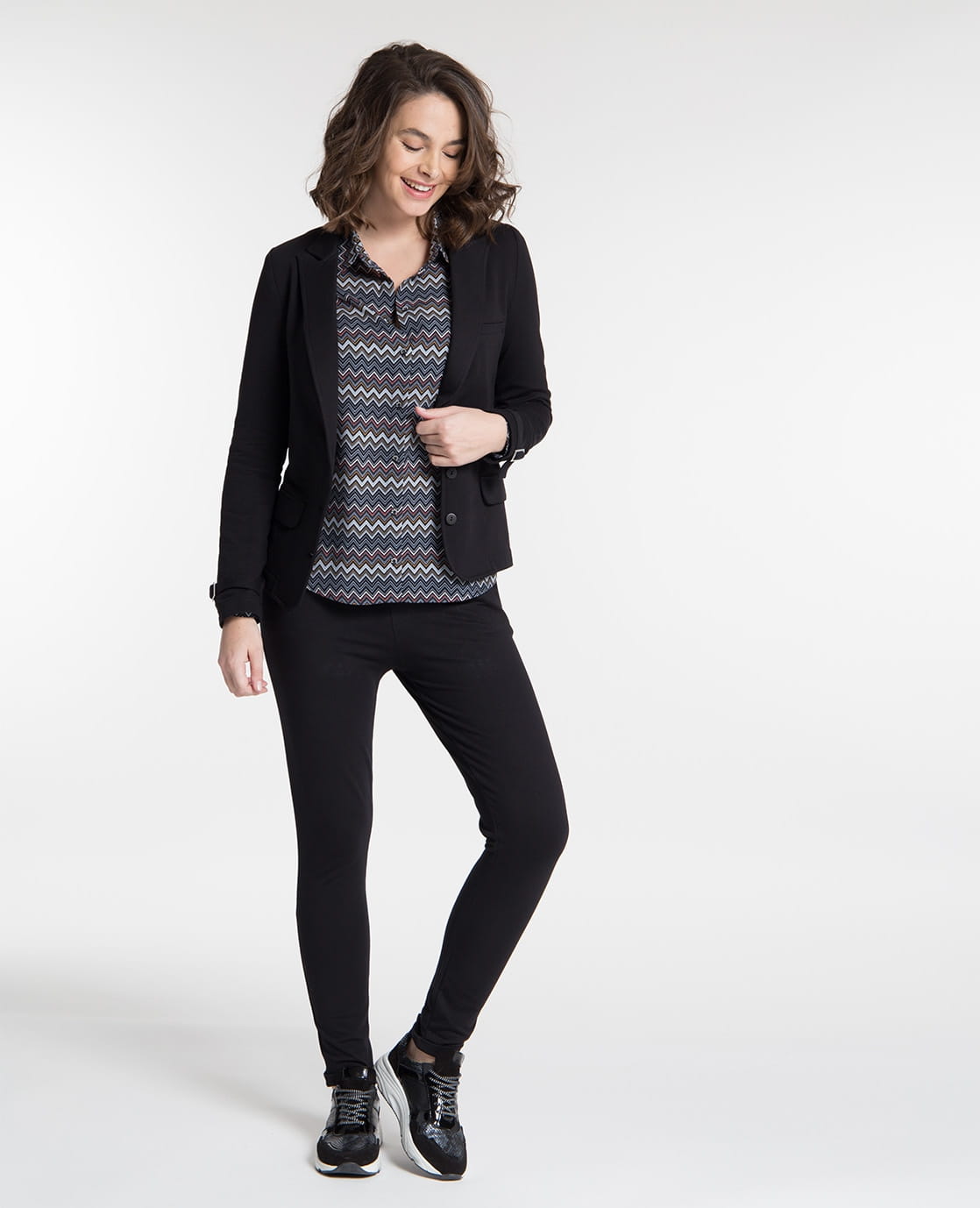 Je m'appelle Broeken Easy Pant | Zwart
