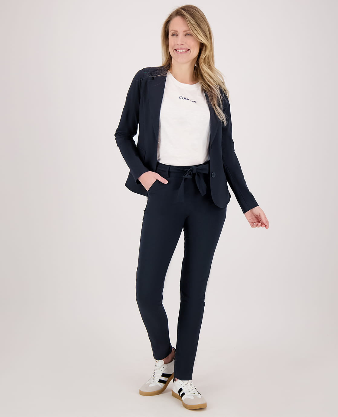 Je m'appelle Broeken Pant Fancy Travel +++ | Donkerblauw