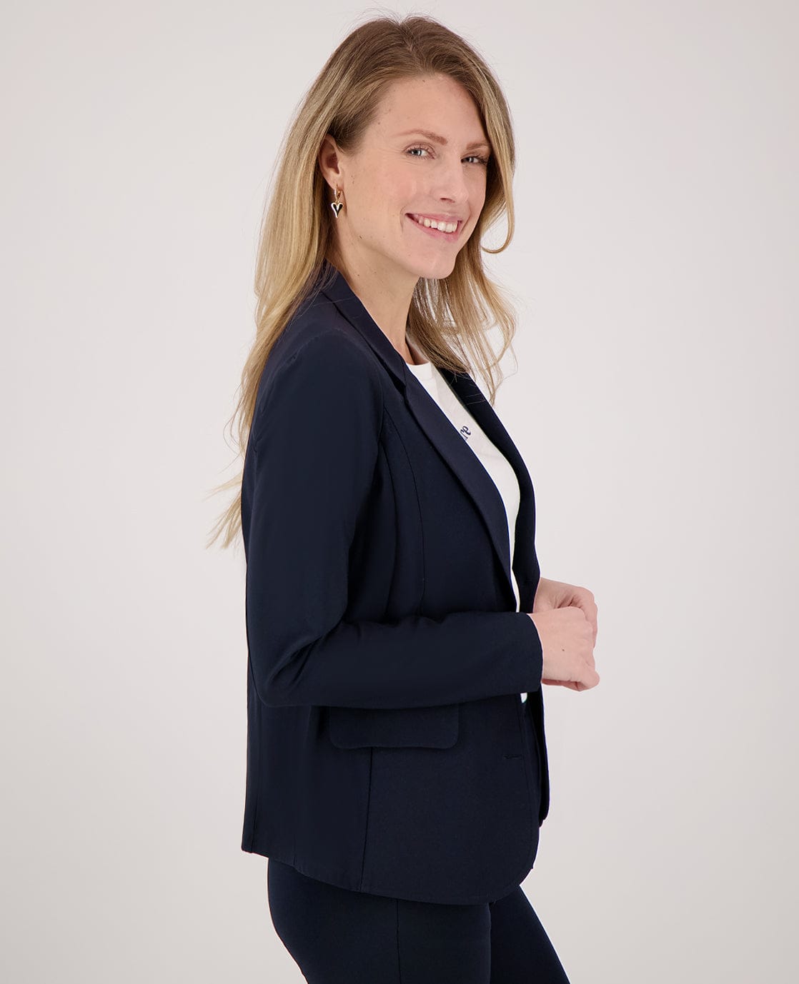 Je m'appelle Jassen Blazer Regular Travel | Donkerblauw