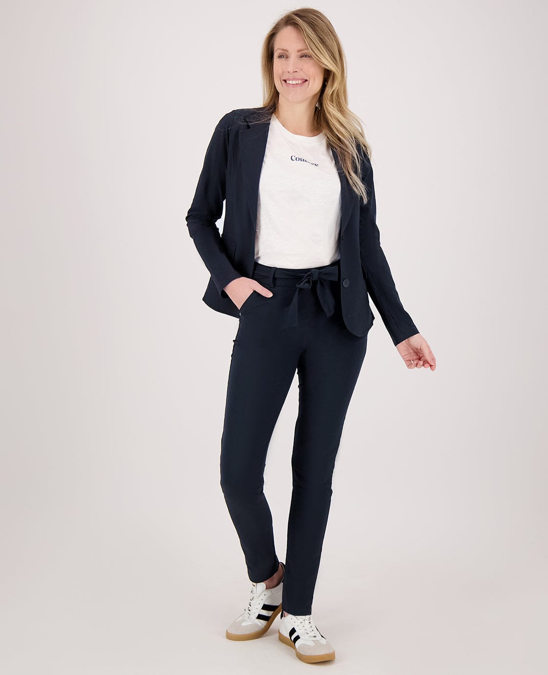 Je m'appelle Jassen Blazer Regular Travel | Donkerblauw