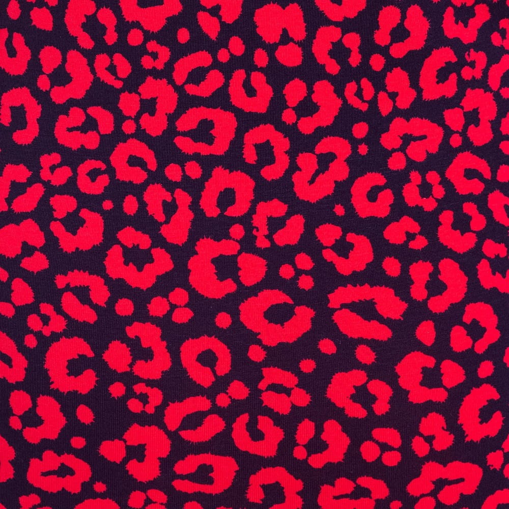 Je m'appelle Jurken Robe Panthere | Navy Rouge