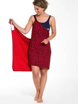 Je m'appelle Jurken Robe Panthere | Navy Rouge