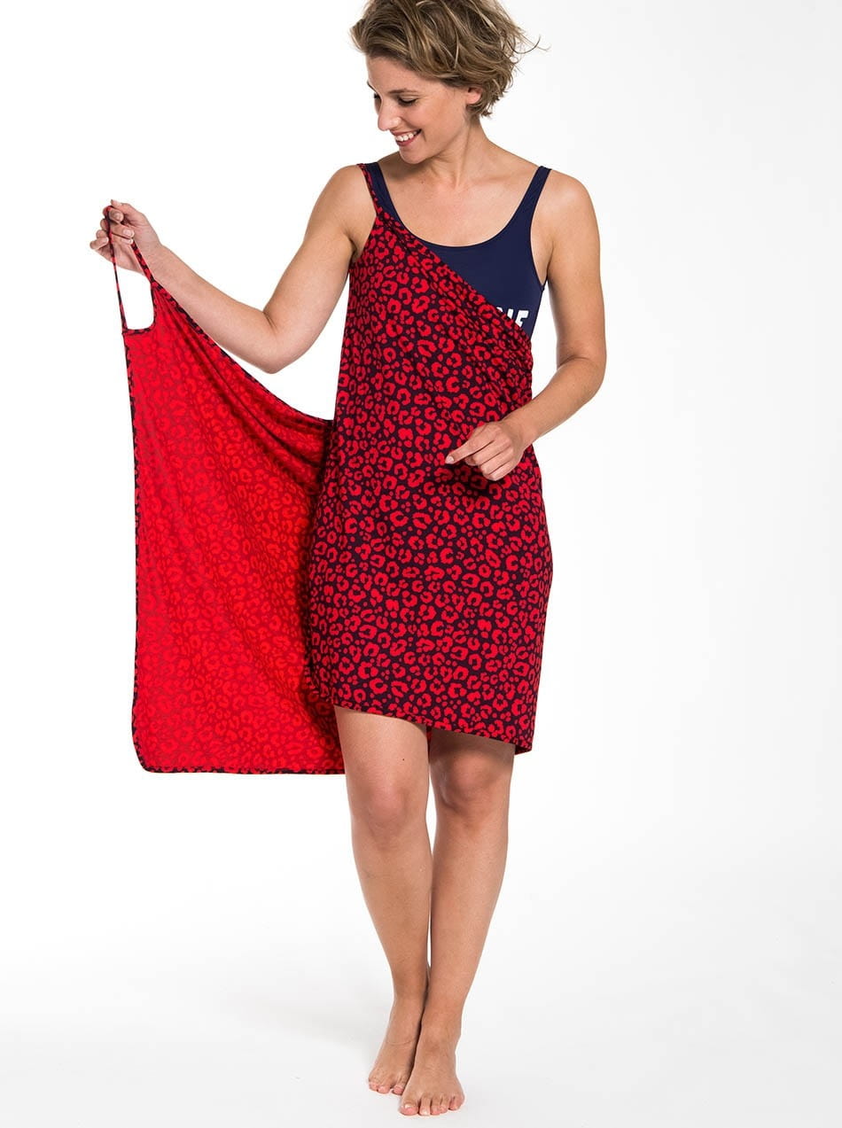 Je m'appelle Jurken Robe Panthere | Navy Rouge