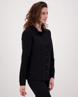 Je m'appelle Tops Blouse Perfecte Travel | Zwart