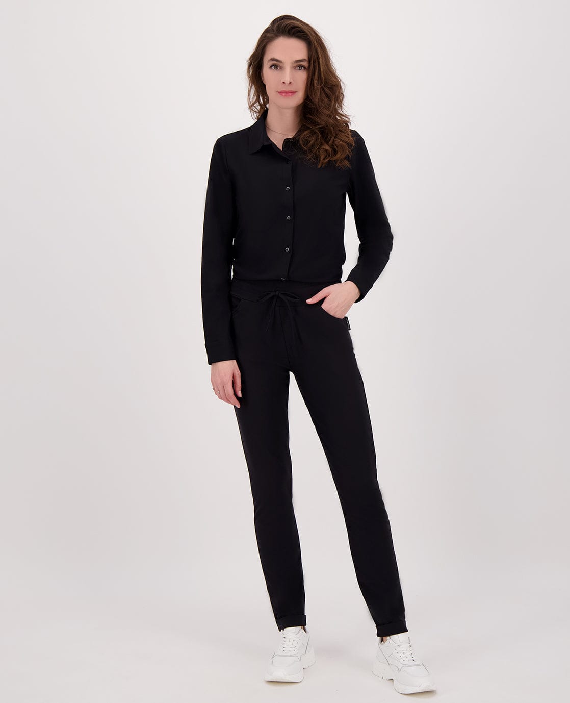 Je m'appelle Tops Blouse Perfecte Travel | Zwart