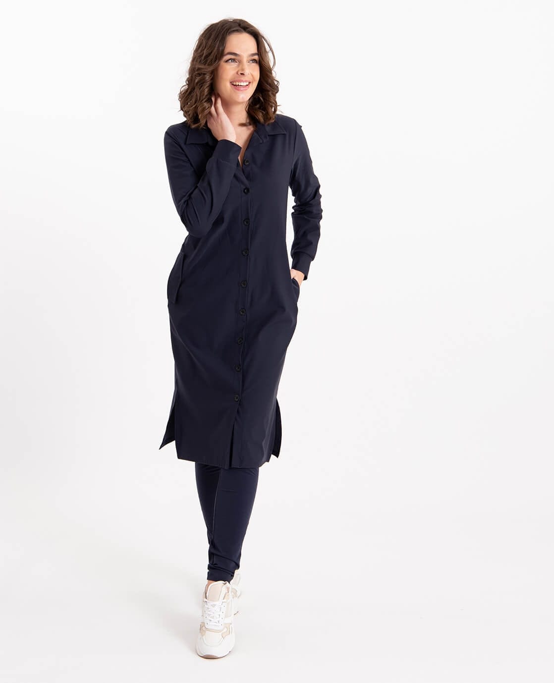 Je m'appelle Broeken Legging Travel | Donkerblauw