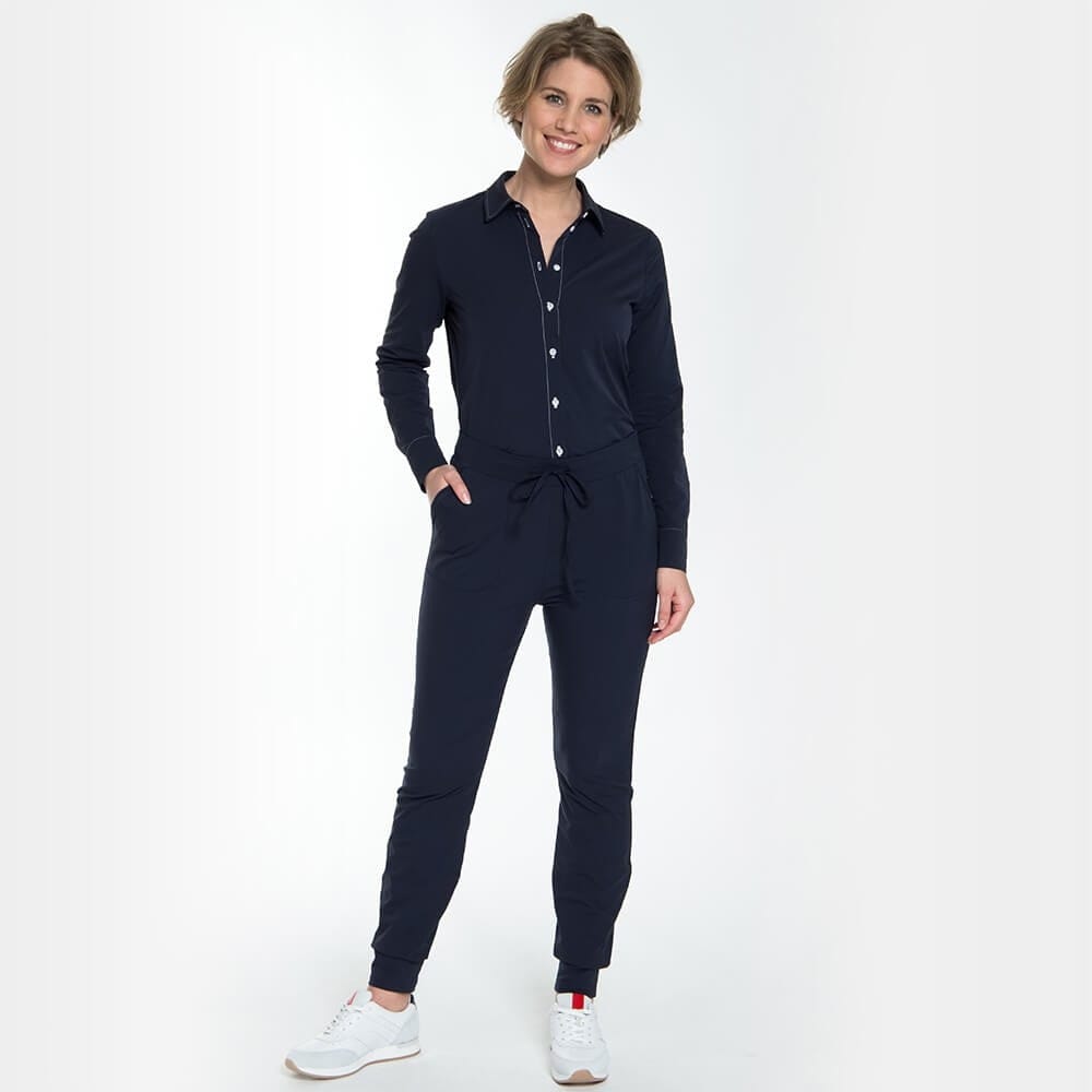 Je m'appelle Broeken Pant Valery Travel | Donkerblauw