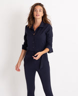 Je m'appelle Broeken Jumpsuit Travel | Donkerblauw
