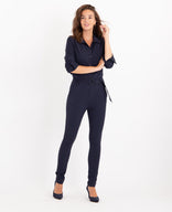 Je m'appelle Broeken Jumpsuit Travel | Donkerblauw