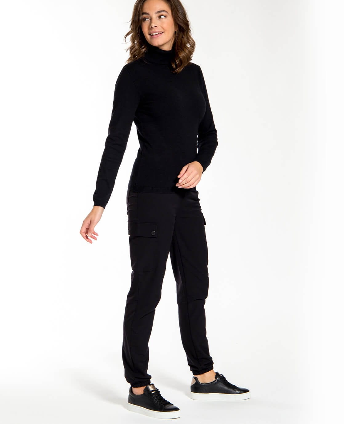 Je m'appelle Broeken Pant Cargo Travel | Zwart