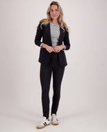 Je m'appelle Broeken Pant Regular Travel ++ | Zwart