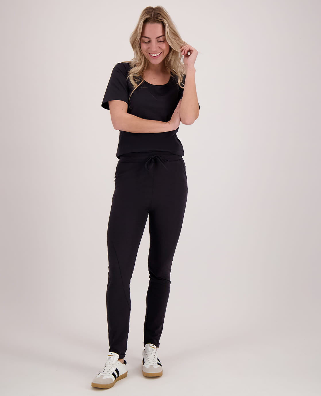 Je m'appelle Broeken Pant Regular Travel ++ | Zwart