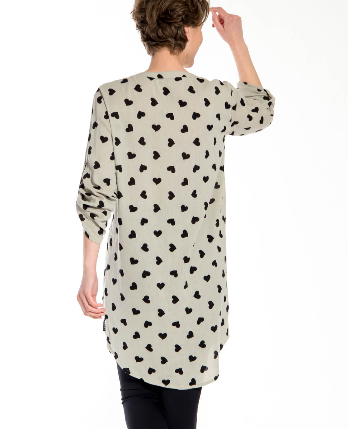 Je m'appelle Jurken Robe Hearts | Grey Olive