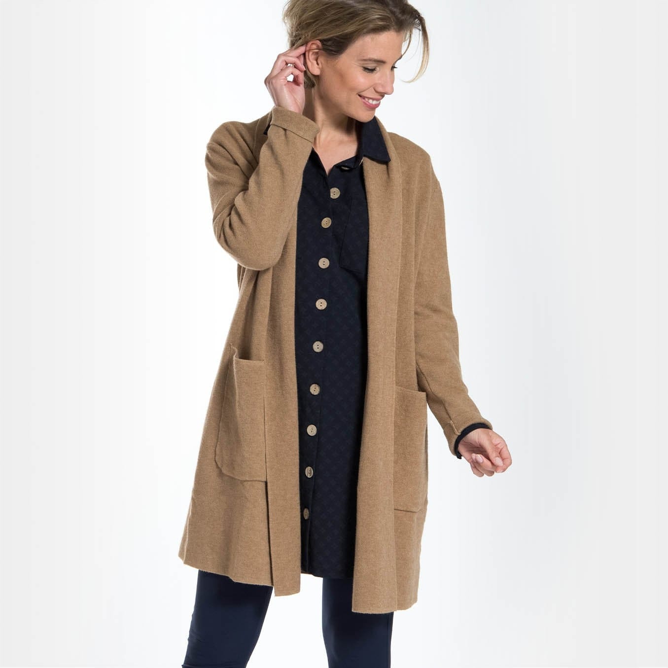 Je m'appelle Vesten Cardigan | Warm Camel