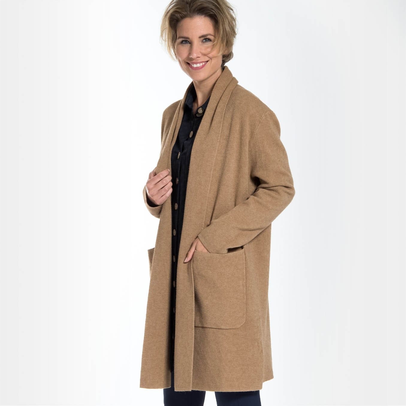Je m'appelle Vesten Cardigan | Warm Camel