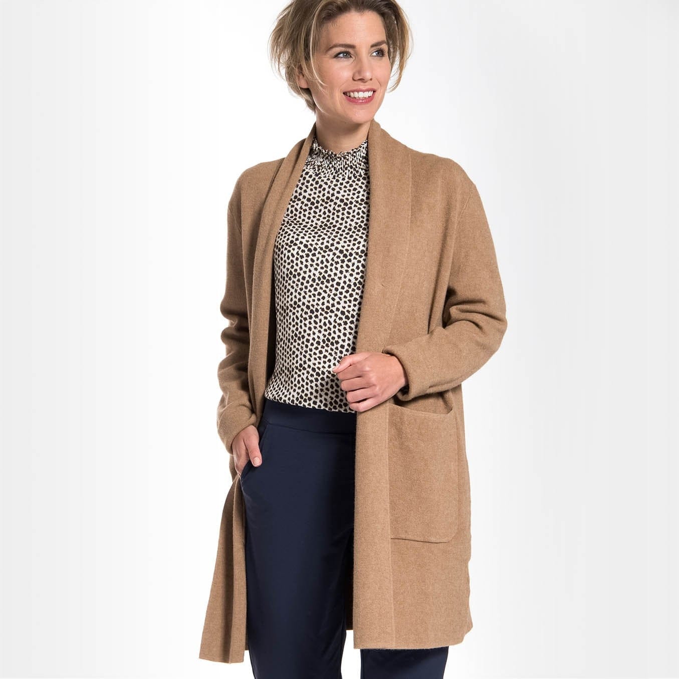 Je m'appelle Vesten Cardigan | Warm Camel