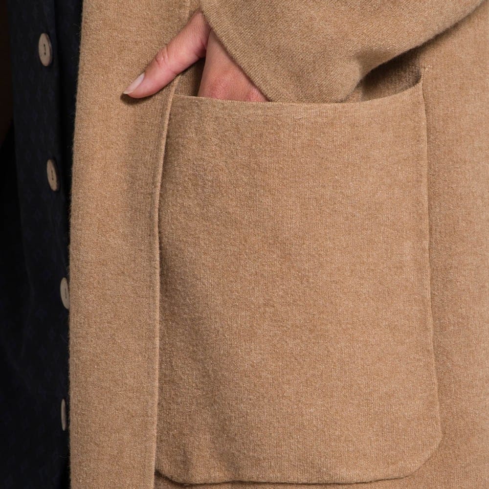 Je m'appelle Vesten Cardigan | Warm Camel
