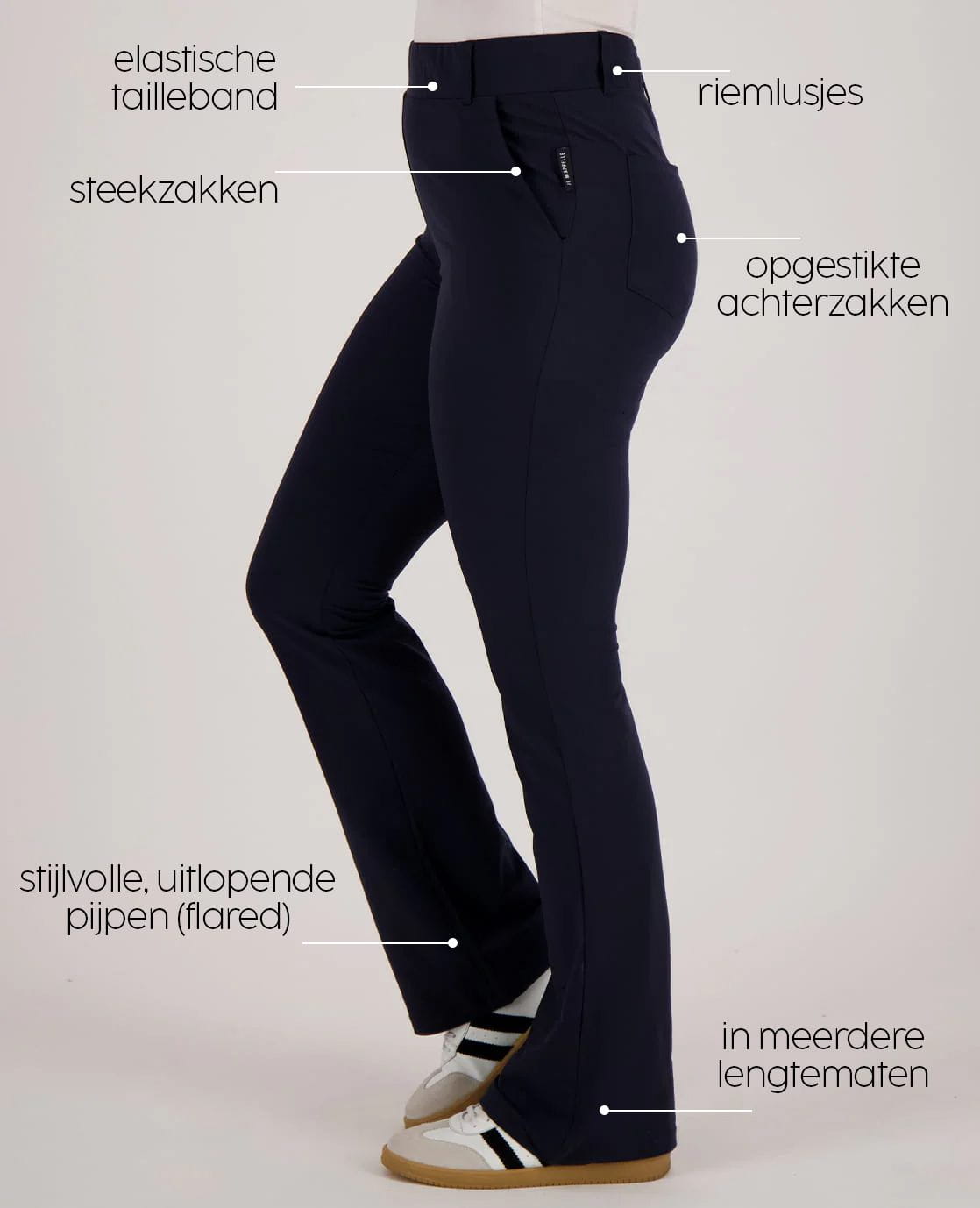 Je m'appelle Broeken Pant Isa Travel +++ | Donkerblauw