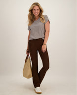 Je m'appelle Broeken Pant Isa Travel ++ | Soft Cacao
