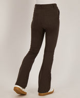 Je m'appelle Broeken Pant Isa Travel ++ | Espresso / Porcelain White