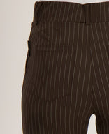 Je m'appelle Broeken Pant Isa Travel ++ | Espresso / Porcelain White