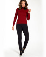 Je m'appelle Tops Pull ColTango Rouge | Rouge
