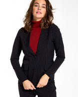 Je m'appelle Tops Pull ColTango Rouge | Rouge