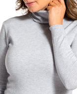 Je m'appelle Tops Pull ColLight Grey Melange | Light Grey