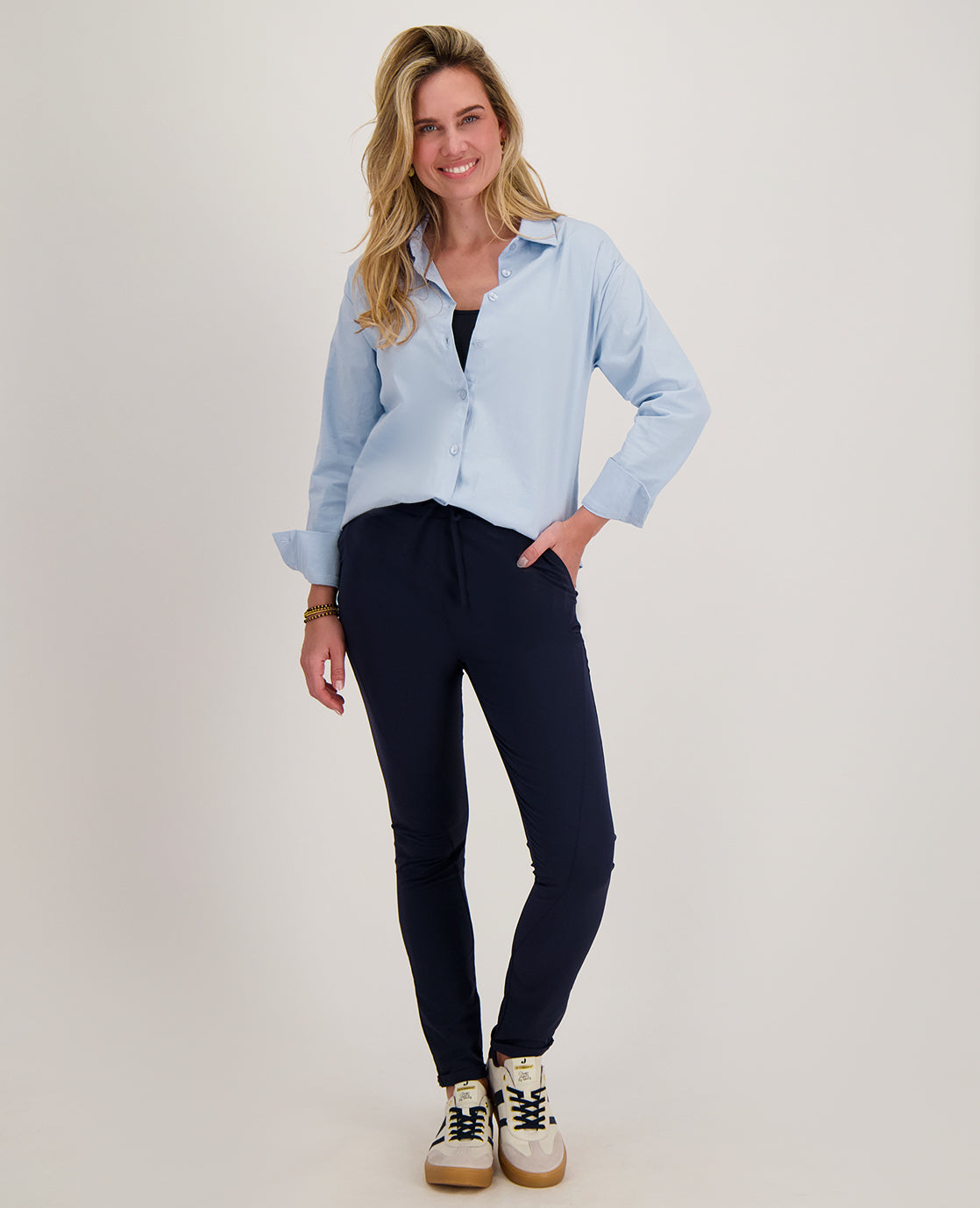 Pant Regular Travel +++ | Donkerblauw