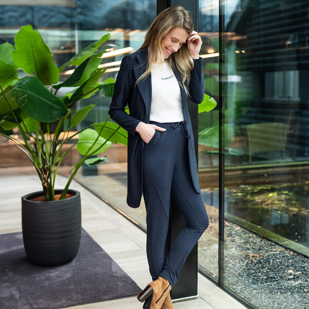 Je m'appelle Broeken Donkerblauw / XS / Short Pant Regular Travel +++ | Donkerblauw