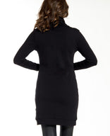 Je m'appelle Jurken Sweatdress Collar | Zwart